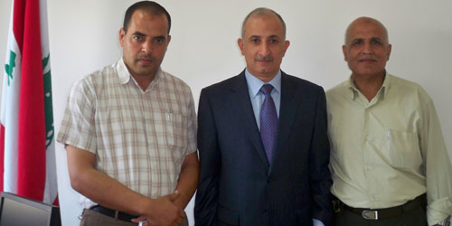 Witness meets the President of the LPDC, Dr. Khaldoun El-Charif