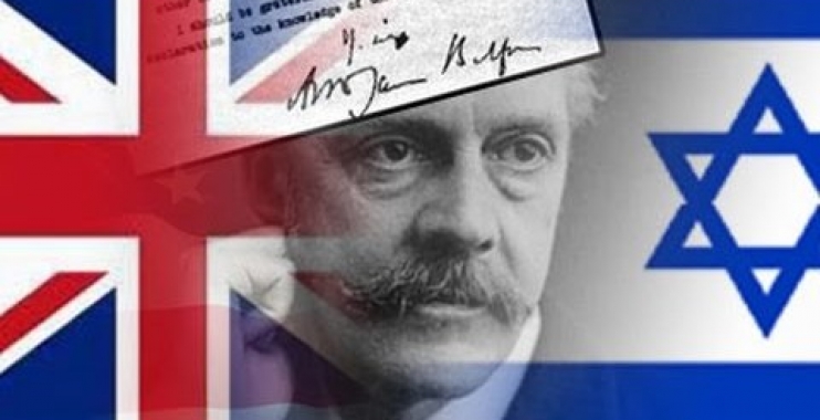 Balfour's promise to establish a state based on the violation of international law