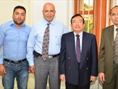 The Indonesian ambassador in Lebanon meet a delegation from SHAHED