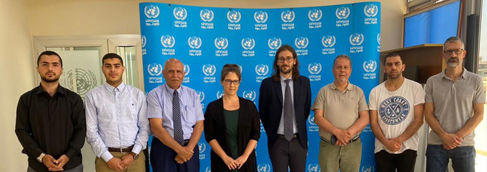 In the context of mobilizing support for the UNRWA and conveying the sufferings of the Refugees, (Witness) hosts an Italian Parliamentary Delegation