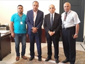 رئيس لجنة الحوار اللبناني الفلسطيني  يستقبل وفداً من مؤسسة (شاهد) الحقوقية