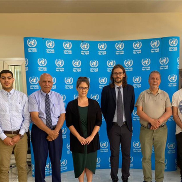 In the context of mobilizing support for the UNRWA and conveying the sufferings of the Refugees, (Witness) hosts an Italian Parliamentary Delegation