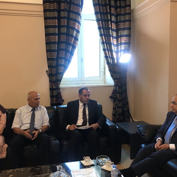 رئيس لجنة الحوار اللبناني الفلسطيني في استقباله وفداً من (شاهد) وثيقة الرؤية اللبنانية الموحدة هي المرجعية المناسبة للخروج من الأزمة الحالية