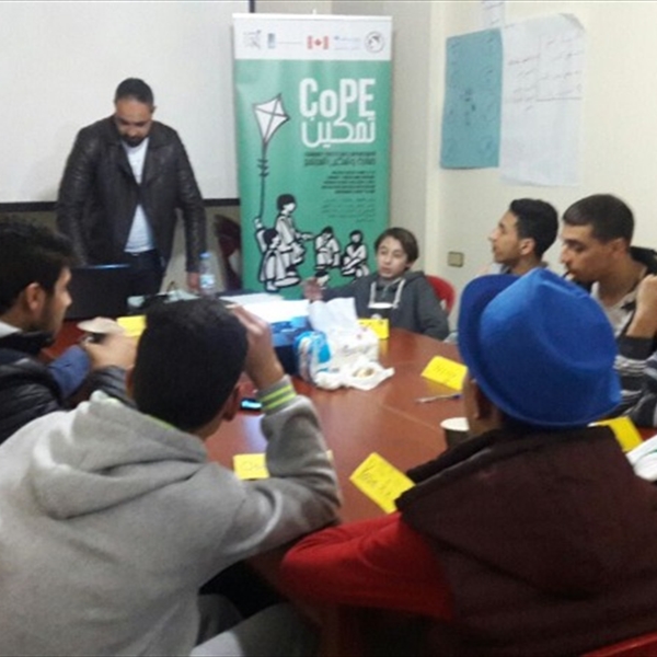 Training in Al-Rashidieh camp