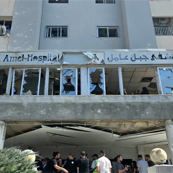 "(witness) Demands an International Investigation: Targeting the Vicinity of Jabal Amel Hospital Threatens the Lives of Intensive Care Patients"