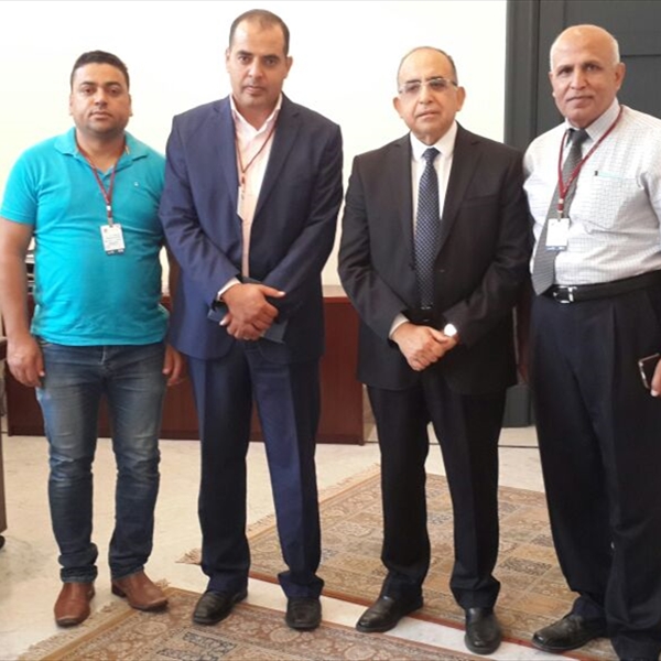 رئيس لجنة الحوار اللبناني الفلسطيني  يستقبل وفداً من مؤسسة (شاهد) الحقوقية