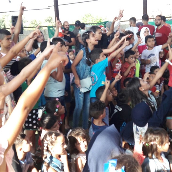 The Palestinian Association for Human Rights “Witness” had the children to enjoy their times with laughter