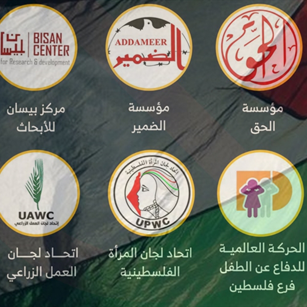 (شاهد) تصنيف الاحتلال لستة منظمات حقوقية كـ "منظمات إرهابية" محاولة فاشلة لإسكات الصوت الفلسطيني