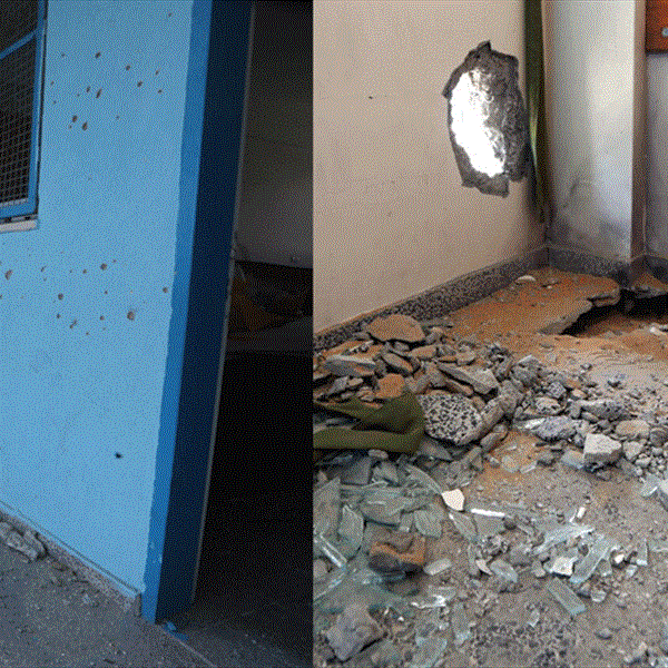 بعد استهداف مدرسة للأونروا غربي غزة ( شاهد ) تطالب بفتح تحقيق دولي